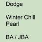 Preview: Dodge, Winter Chill Pearl, BA / JBA.